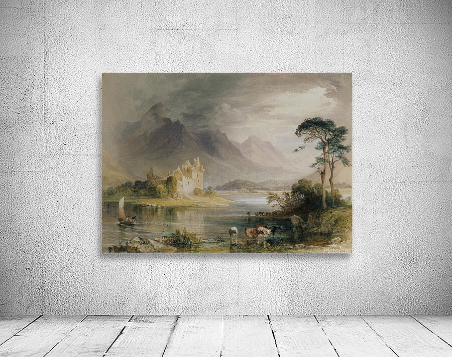 Kilchurn Castle [c. 1839] by William Andrews Nesfield [1793–1881] Wall Preview