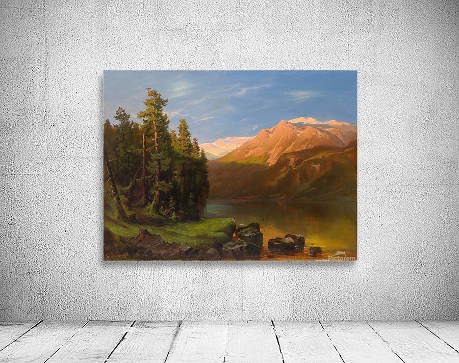 Landschaft im Abendrot by Carl Schweninger [1854–1903] Wall Preview
