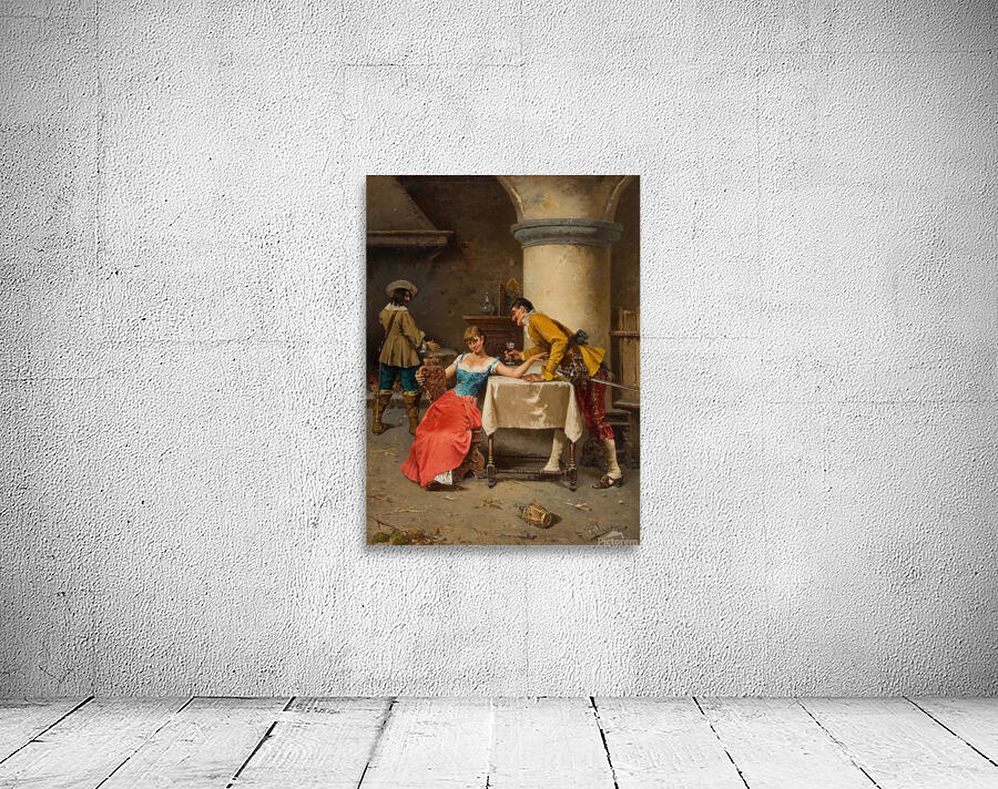 The Courtship by Francesco Peluso [1836–1916] Wall Preview