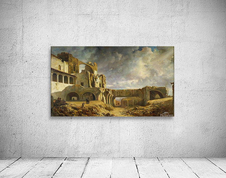 Ruins of the Palace [1859] by Ramon Martí i Alsina [1826–1894] Wall Preview