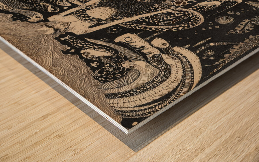 The Little Sea Maid [1916] by Harry Clarke [1889–1931] Wood print