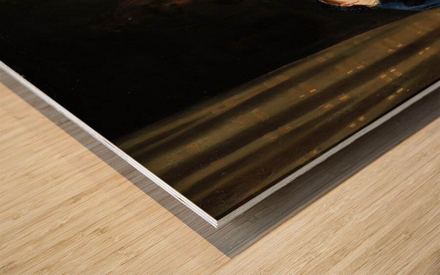 Mother Reading To Her Sick Child [1859–1862] by Ida Silfverberg [1834–1899] Wood print