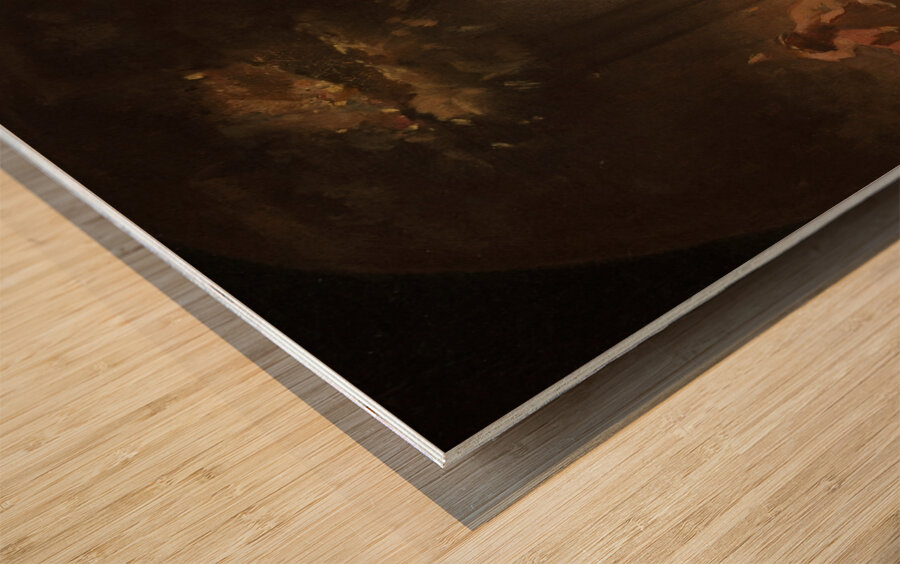 La Pentecôte [1864] by Felix–Henri Giacomotti [1828–1909] Wood print