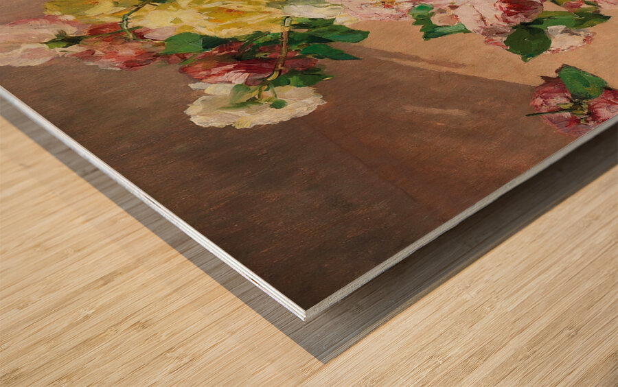 Roses by Georges Jeannin [1841–1925] Wood print