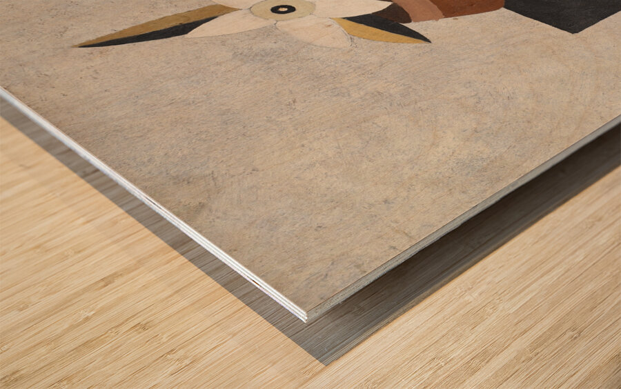 Flowerpiece [1916] by Marsden Hartley [1877–1943] Wood print