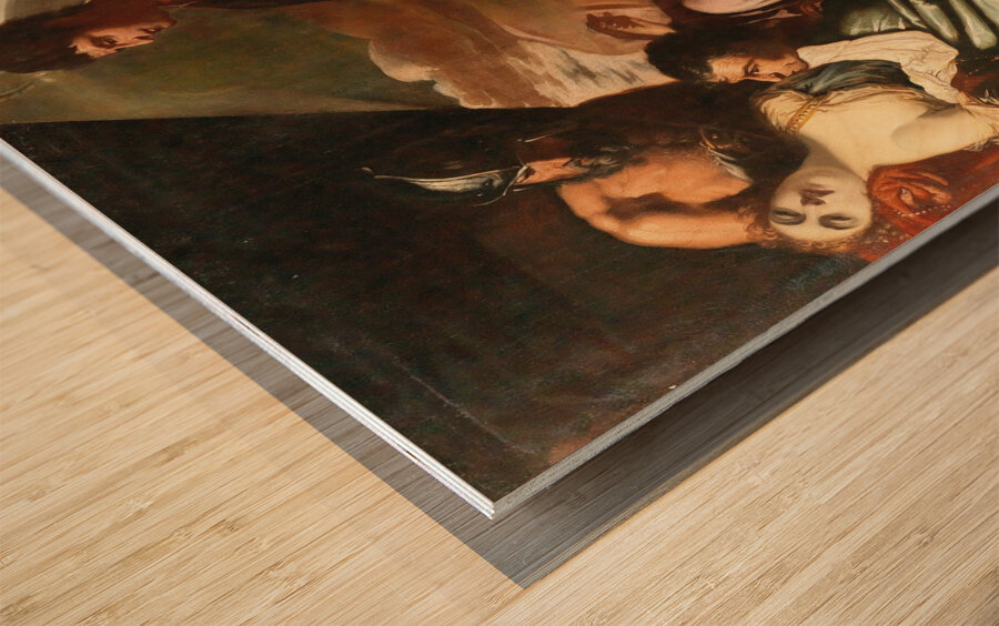 The Death of Agrippina by Antonio Zanchi [1631–1722] Wood print