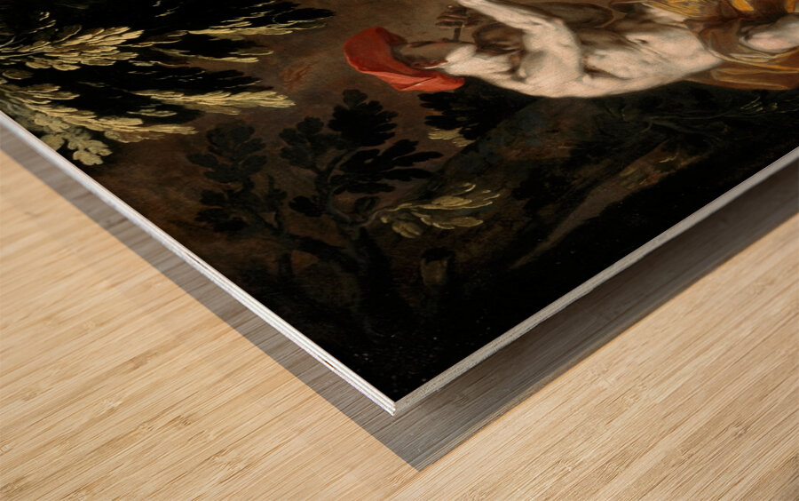 Mercury. Argus and Io [Circa 1592] by Abraham Bloemaert [1564–1651] Wood print