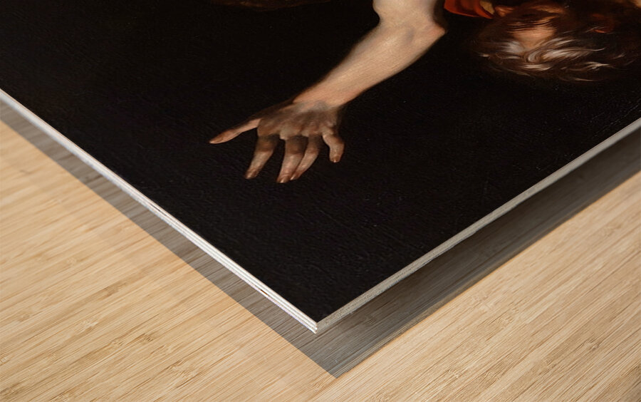 Daedalus and Icarus [circa 1625] by Orazio Riminaldi [1593–1630] Wood print