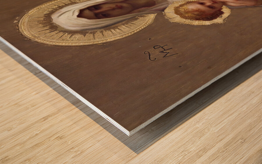 Virgin Of The Deliverance [C. 1872] by Ernest Hébert [1817–1908] Wood print