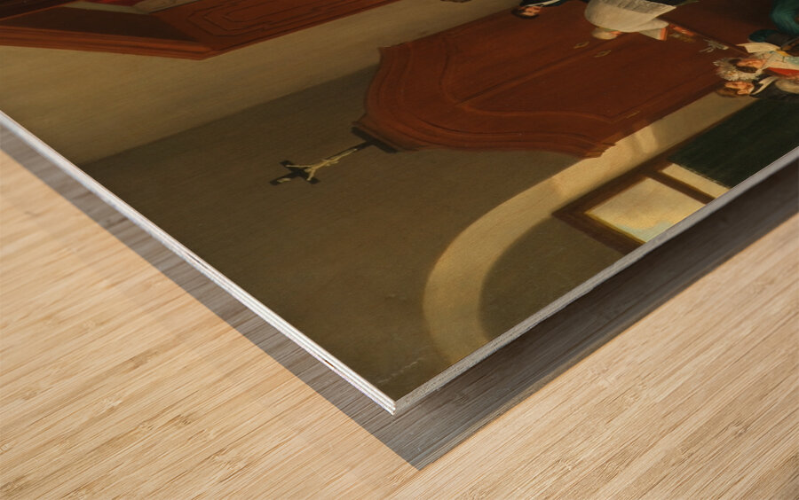 Braut wider Willen by Eugen Hummel [1812–1845] Wood print