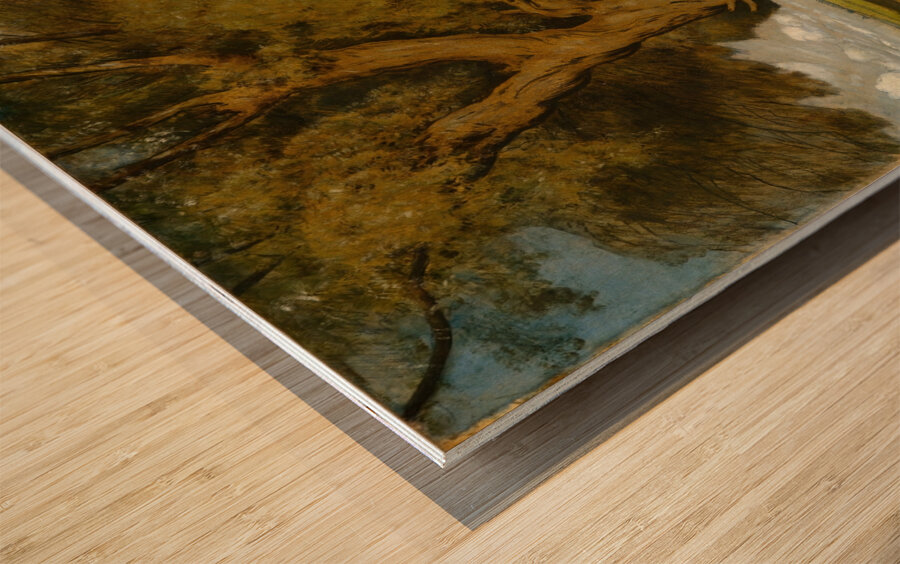 Summer [Landscape near Karlsruhe] [1891] by Hans Thoma [1839–1924] Wood print