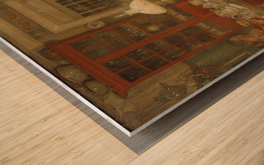 Getting Ready for a Game [1901] by Carl Larsson [1853–1919] Wood print