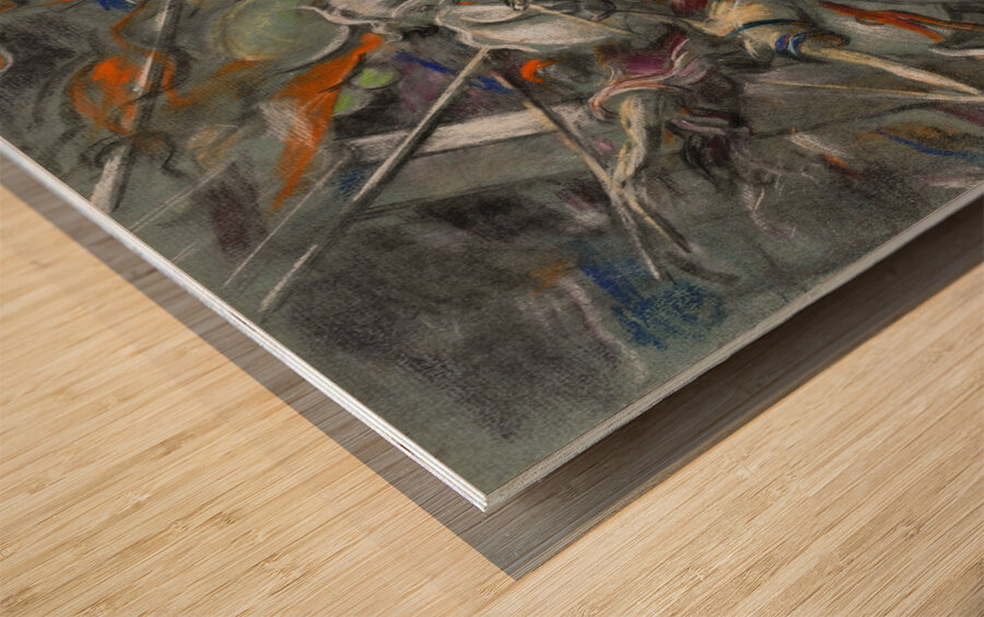 Untitled by Félix Del Marle [1889–1952] Wood print