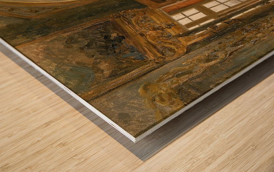 Vestibule Corner ‘Schleissheim.’ Prince Regent Luitpold’s Palace [1880] by Herman Hartwich [1853–1926] Wood print