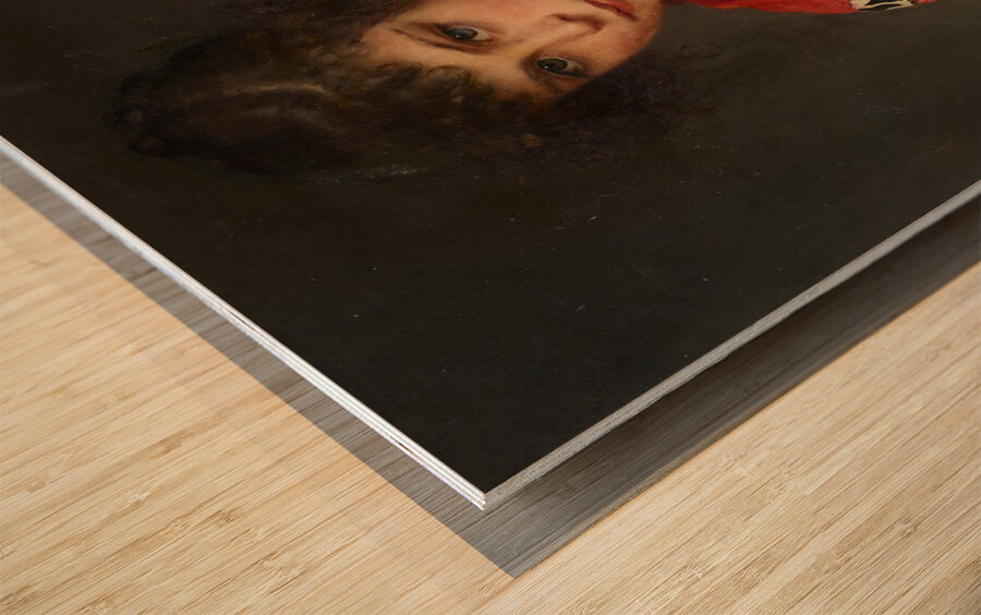 A Neapolitan Girl by Eugen von Blaas [1843–1931] Wood print