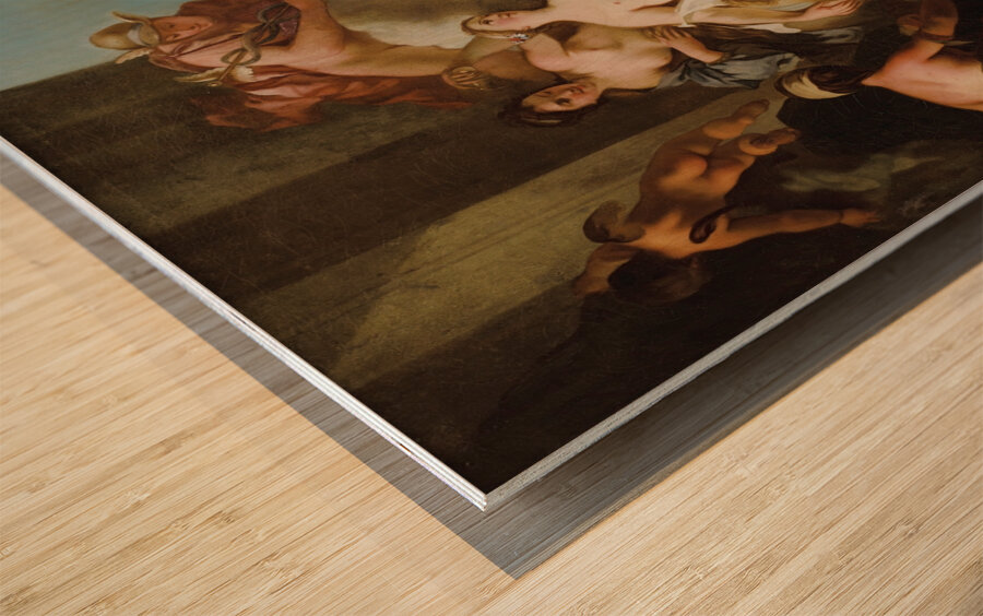 Venus And Mercury by Pierre–Jacques Cazes [1676–1754] Wood print