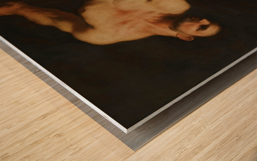 Hercules And Cacus by Antonio Zanchi [1631–1722] Wood print