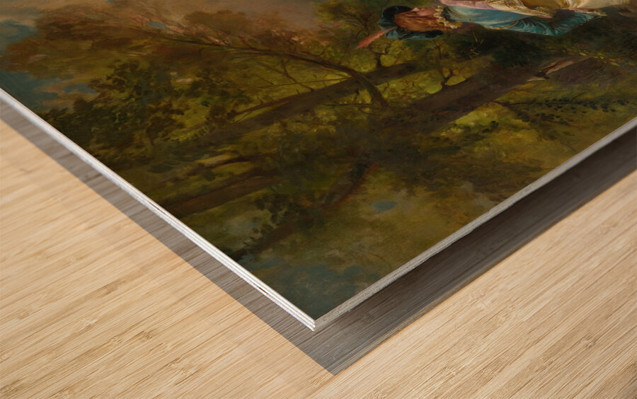 Très Galant by Cesare Auguste Detti [1847–1914] Wood print