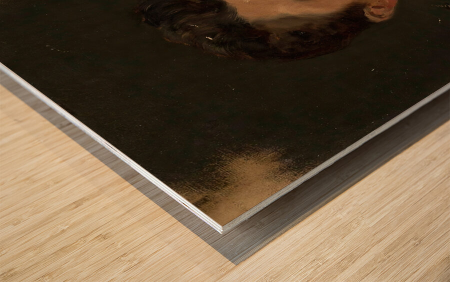 Portrait of Tadeusz Rybkowski [1883] by Tadeusz Ajdukiewicz [1852–1916] Wood print