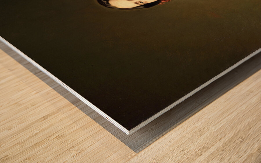 Gertrudis Goméz de Avellaneda [1857] by Federico de Madrazo y Kuntz [1815–1894] Wood print