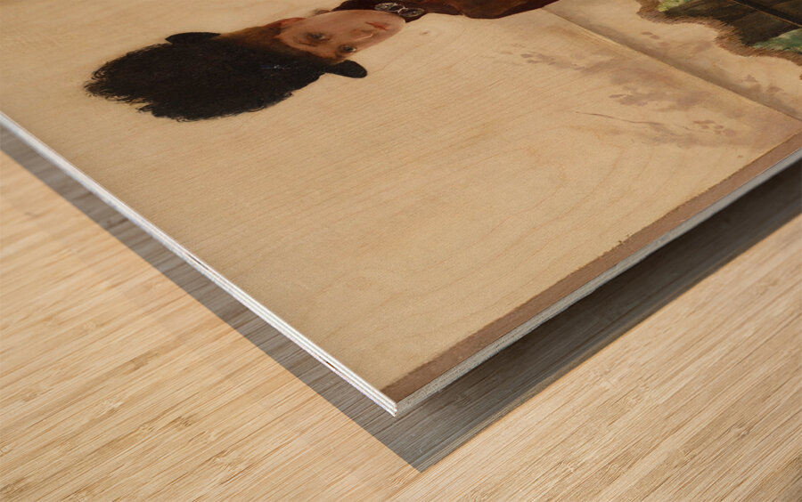 Portrait of Mademoiselle Dubois [1884] by Alfred Stevens [1823–1906] Wood print