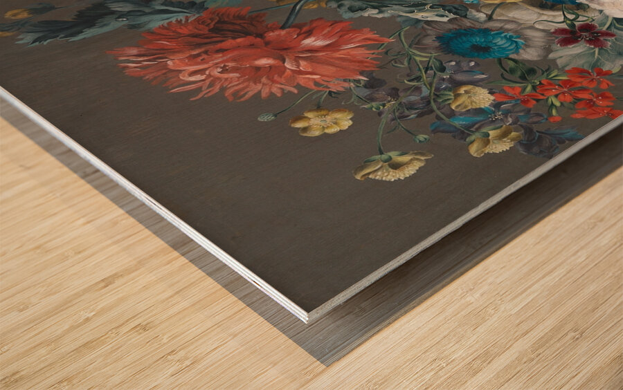 Blumenstück [1803] by Franz Baumeister [1857–1933] Wood print