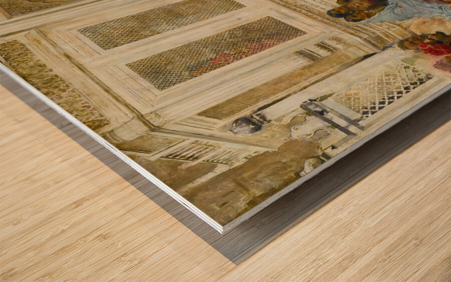 Dancing Girl. India by Edwin Lord Weeks [1849–1903] Wood print