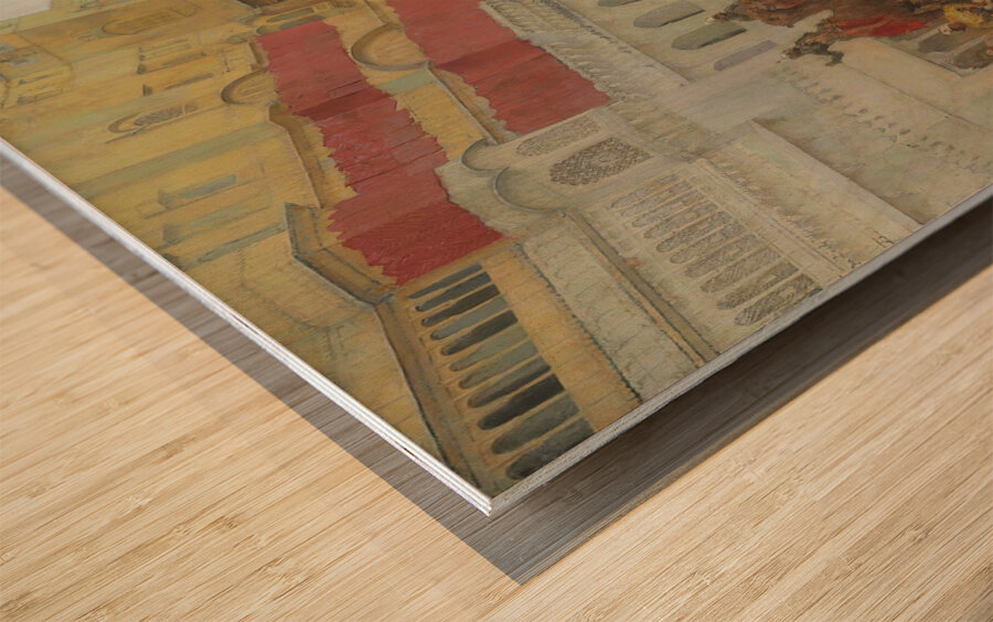 A Fête Day at Bekanir – Beloochistan. Bekanir [ca 1895–1903.] by Edwin Lord Weeks [1849–1903] Wood print