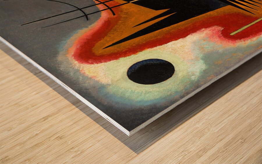 Einige Spitzen [1925] by Wassily Kandinsky [1866–1944] Wood print