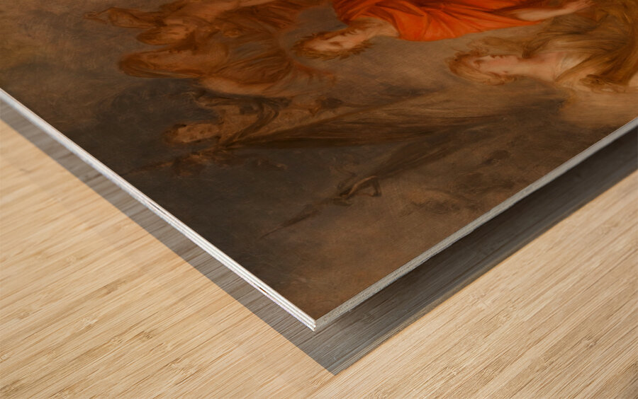 Venedig und Dalmatien huldigen Kaiser Franz II.[I.] als Friedensbringer [1797] by Heinrich Friedrich Füger [1751–1818] Wood print