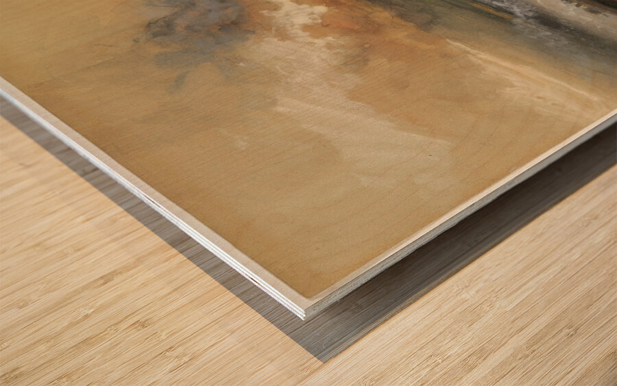 Smelting Works at Denver [1892] by Thomas Moran [1837–1926] Wood print