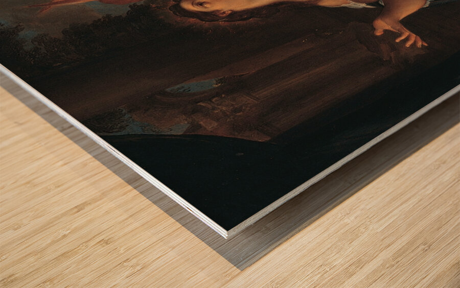 Allegory of Providence [1604] by Ludovico Carracci [1555–1619] Wood print