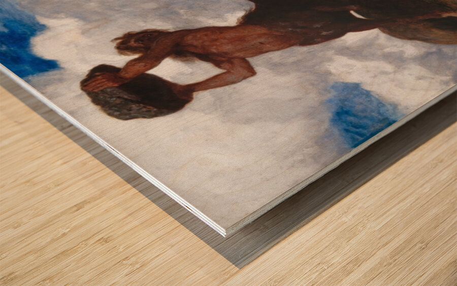 Battle of the Centaur [1872–1873] by Arnold Böcklin [1827–1901] Wood print