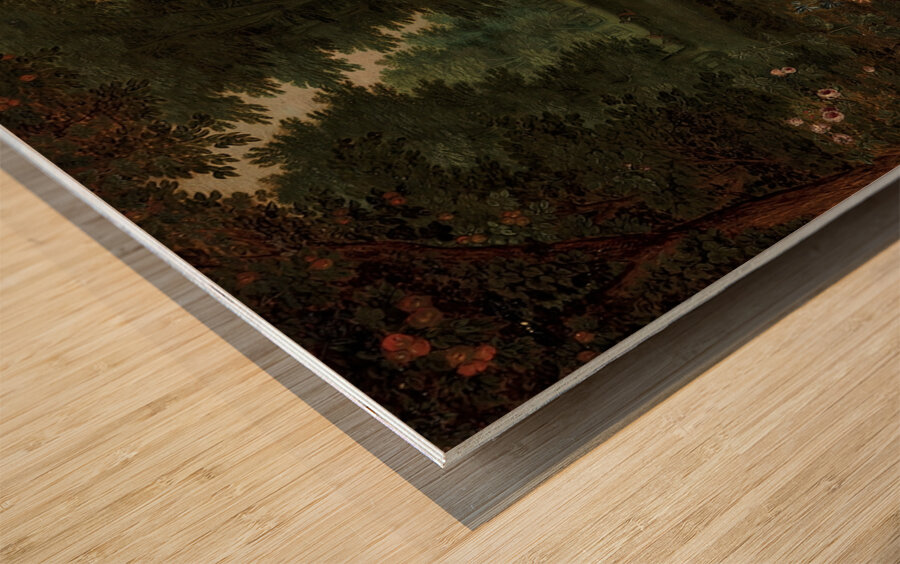 An allegory of the Four Elements by Hendrik van Balen [1575–1632] Wood print