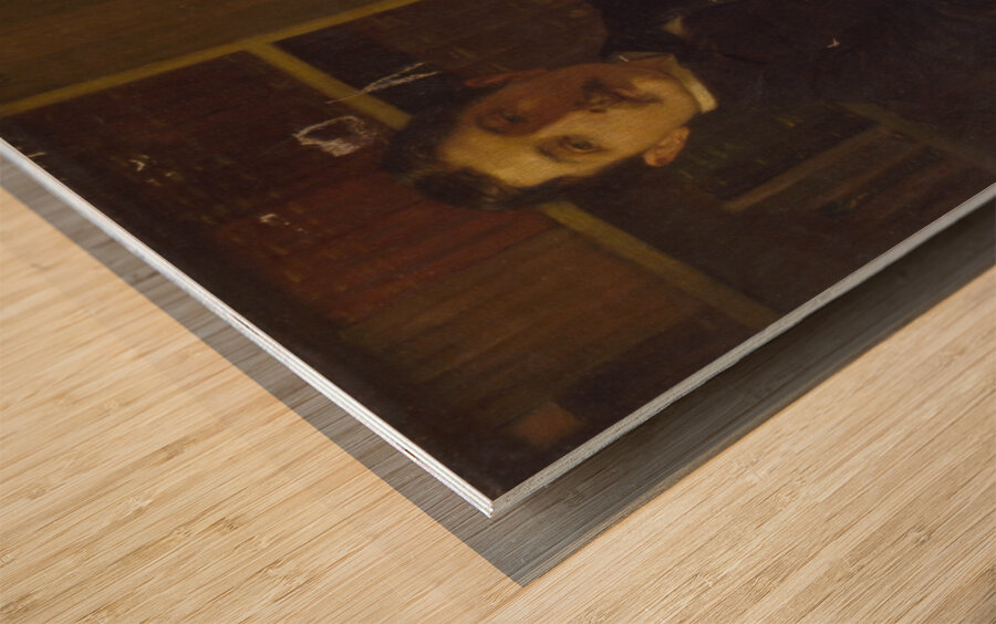 Portrait Of Mr. Wiley [1894] by Kenyon Cox [1856–1919] Wood print