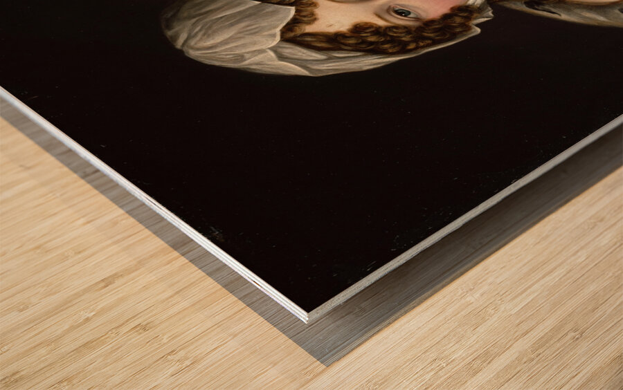 Dameportrett. Signora Contessa di Mollinasko [1834] by Jacob Munch [1776–1839] Wood print