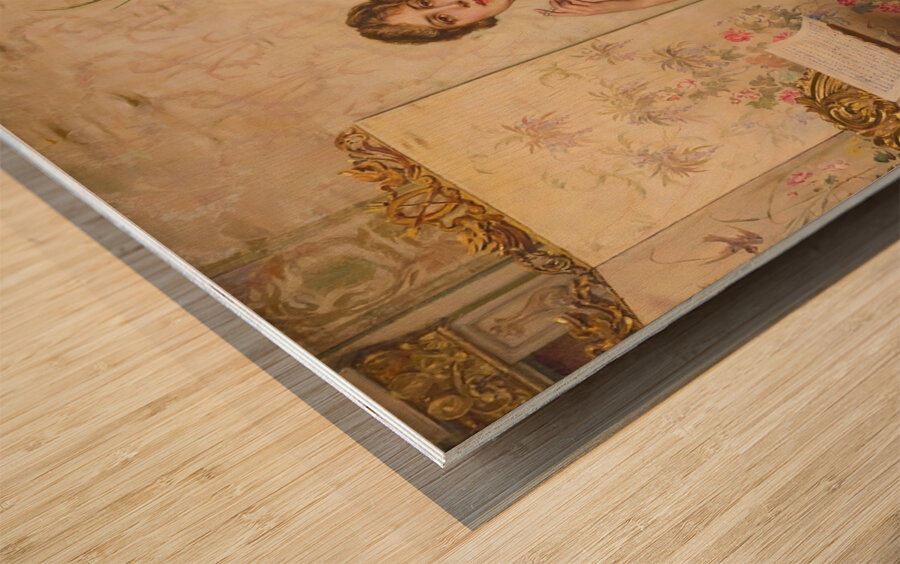 A Pause In The Music by Frédéric Soulacroix [1858–1933] Wood print