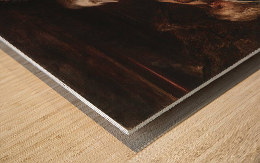 War [1872] by Louis Gallait [1810–1887] Wood print