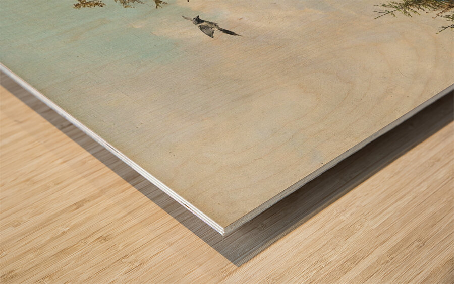 The Hunt [1890] by Moritz Müller [1841–1899] Wood print