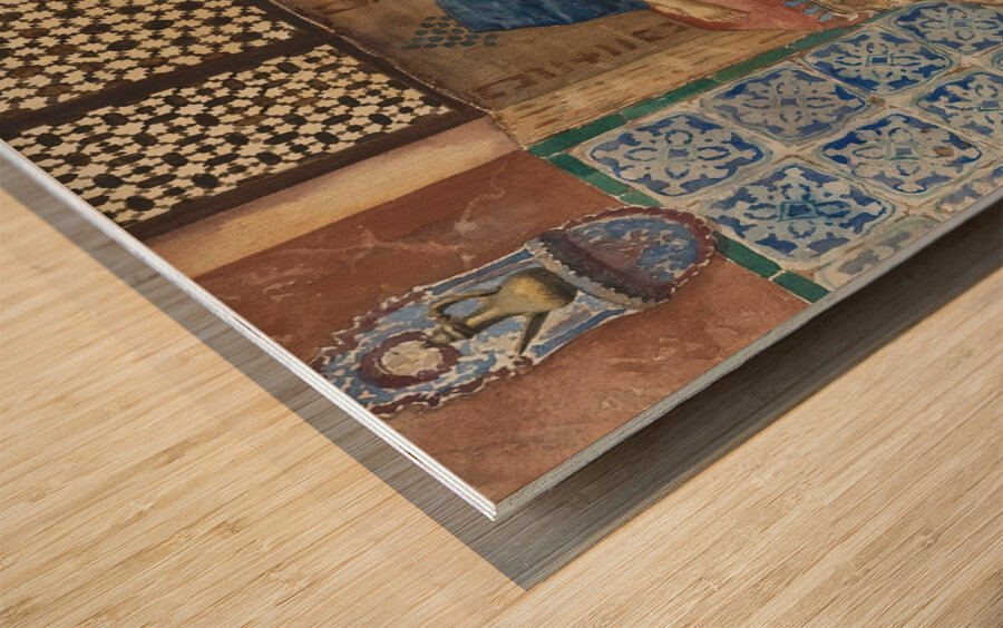 Harem song by Rudolf Ernst [1854–1932] Wood print