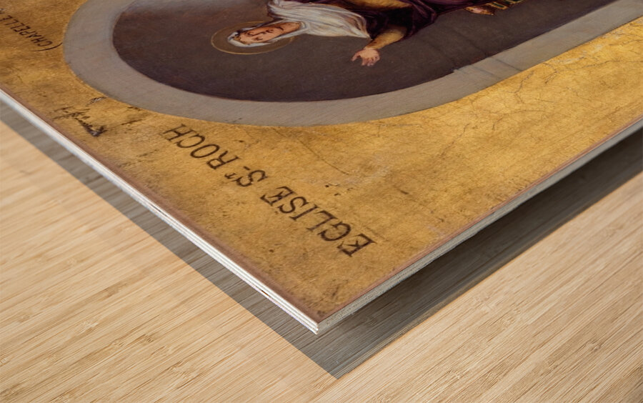 La Vierge consolatrice [1870] by Sébastien Melchior Cornu [1804–1870] Wood print