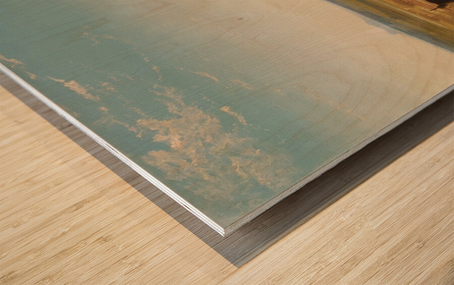 Oriental Landscape with Mosque by Alberto Pasini [1826–1899] Wood print