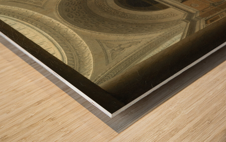 The Slotskirken of Christiansborg. Copenhagen [c. 1850s] by Heinrich Hansen [1821–1890] Wood print