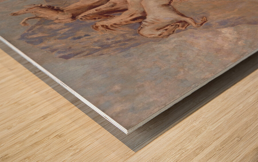 Le char du Soleil [1910] by Odilon Redon [1840–1916] Wood print