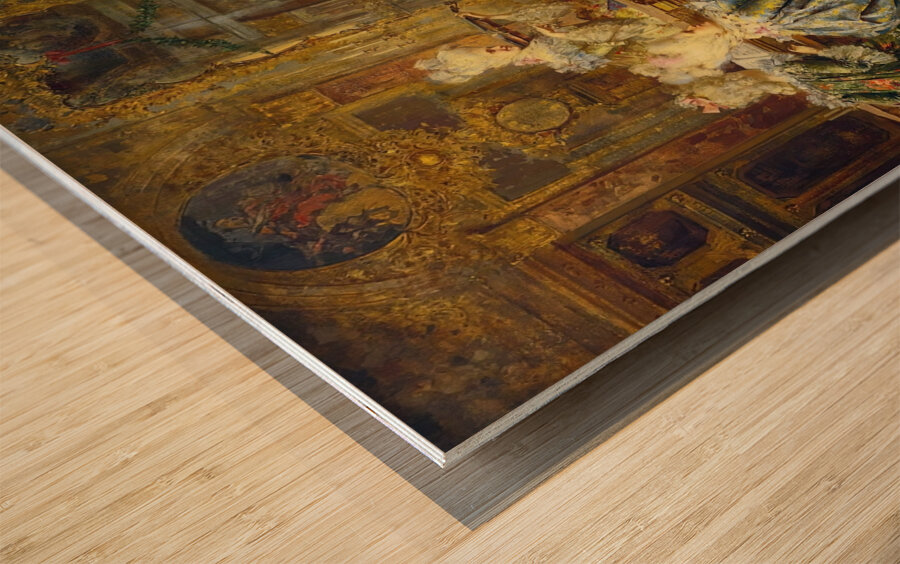 A Musical Interlude [1901] by Salvador Sánchez Barbudo [1857–1917] Wood print