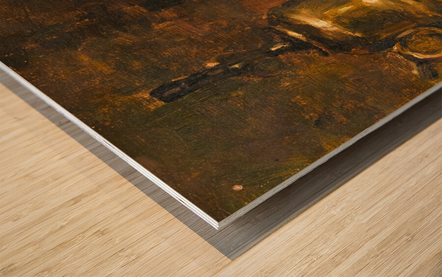 Nature morte à la lampe [circa 1888] by Édouard Vuillard [1868–1940] Wood print