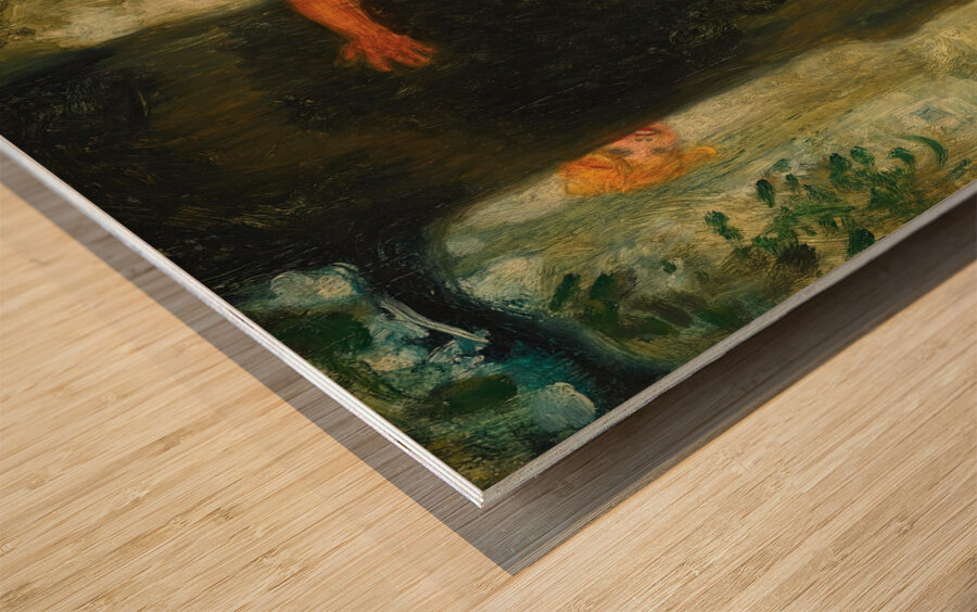 Neckerei [The Tease] by Franz von Stuck [1863–1928] Wood print