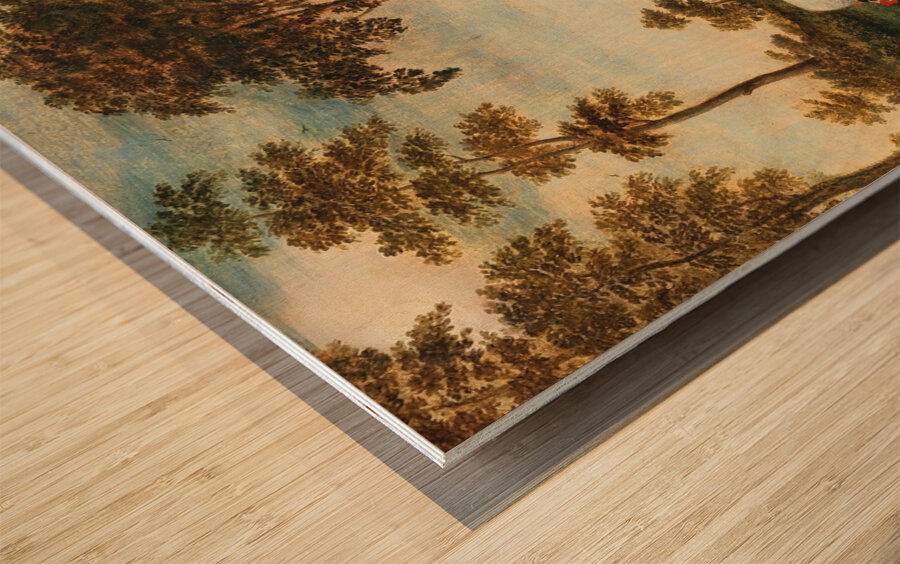 An Allegory of the Mystery of human life by Marten van Cleve [1527–1581] Wood print