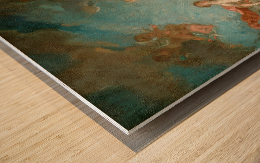 Venus in The Workshop Of vulcan [1757] by François Boucher [1703–1770] Wood print