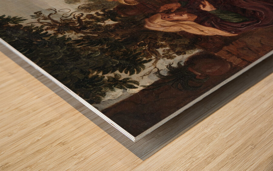 Vertumnus and Pomona [1617] by Jan Tengnagel [1584–1635] Wood print